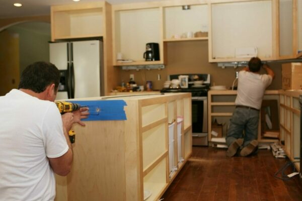 Sustainable Kitchen remodel being performed by Aspire Construction